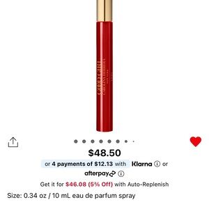 Carolina Herrera Good Girl Red Travel Spray with Gold Cap
